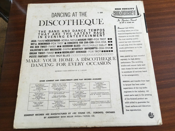 Various - Dance At The Discotheque Vinyl Record