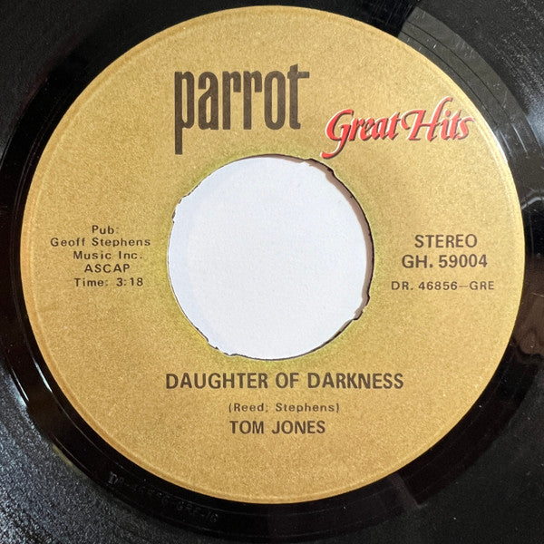 Tom Jones - Delilah / Daughter Of Darkness -