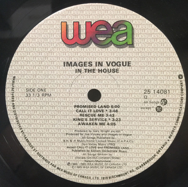 Images In Vogue - In The House - 1985