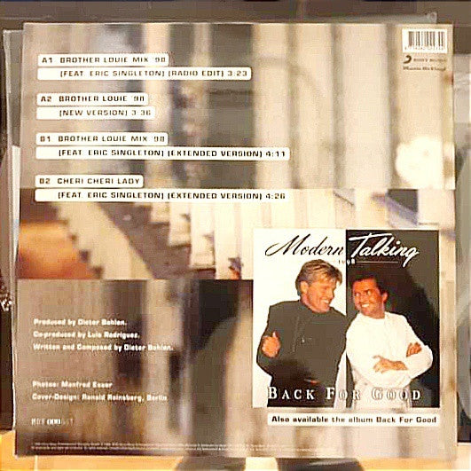 Modern Talking - Brother Louie '98 Vinyl Record