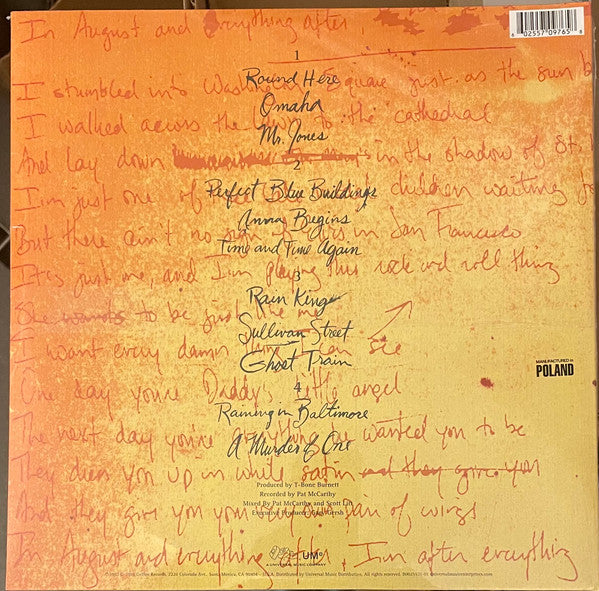 Counting Crows - August And Everything After - 2016