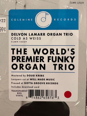 Delvon Lamarr Organ Trio - Cold As Weiss