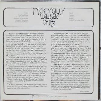 Mickey Gilley - Wild Side Of Life Vinyl Record