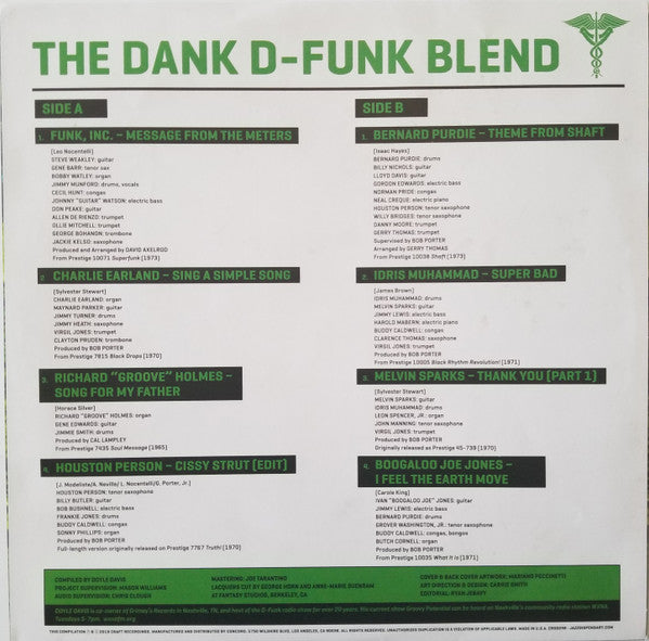 Various - Jazz Dispensary: The Dank D-Funk Blend Vinyl Record