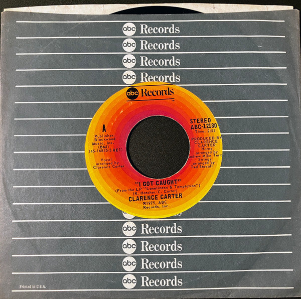 Clarence Carter - I Got Caught - 1975