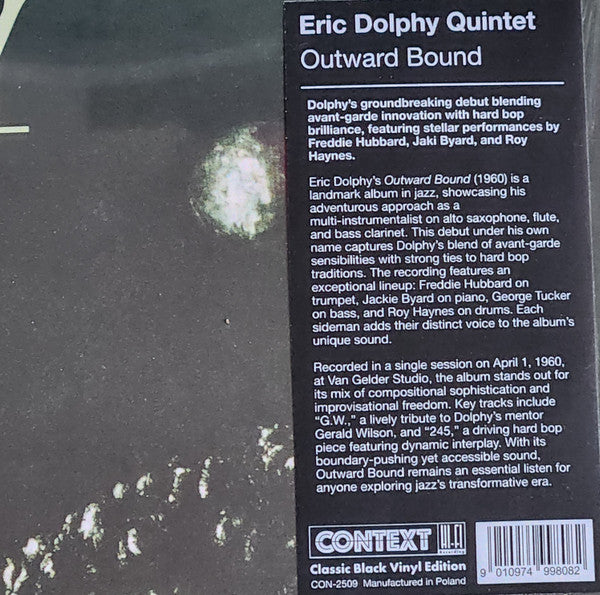 Eric Dolphy Quintet - Outward Bound - 2025