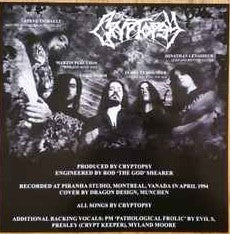 Cryptopsy - Blasphemy Made Flesh - 2025