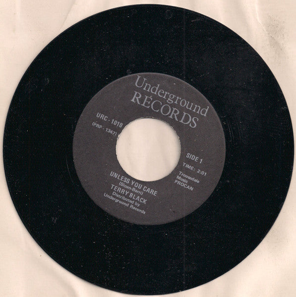 Terry Black (2) - Unless You Care / Big Town Boy