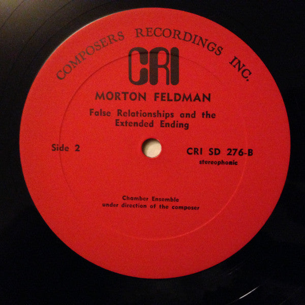 Morton Feldman - Viola In My Life / False Relationships - 1971