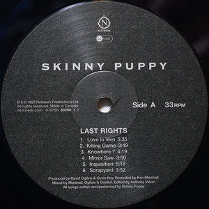 Skinny Puppy - Last Rights - 2020