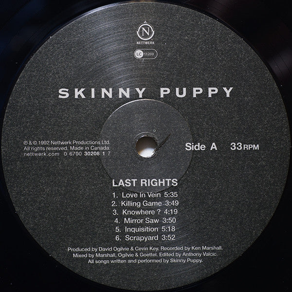 Skinny Puppy - Last Rights - 2020