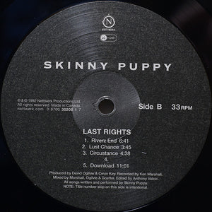 Skinny Puppy - Last Rights - 2020
