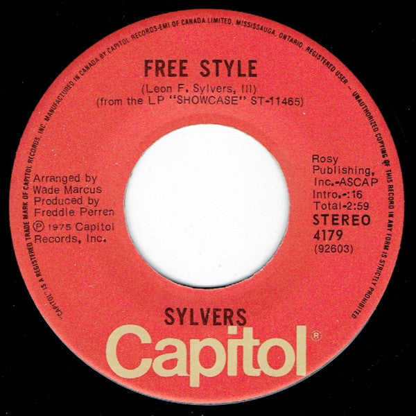 The Sylvers - Boogie Fever / Free Style