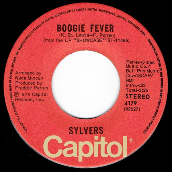 The Sylvers - Boogie Fever / Free Style