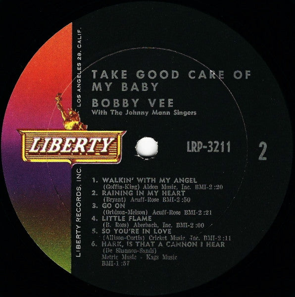 Bobby Vee - Take Good Care Of My Baby Vinyl Record