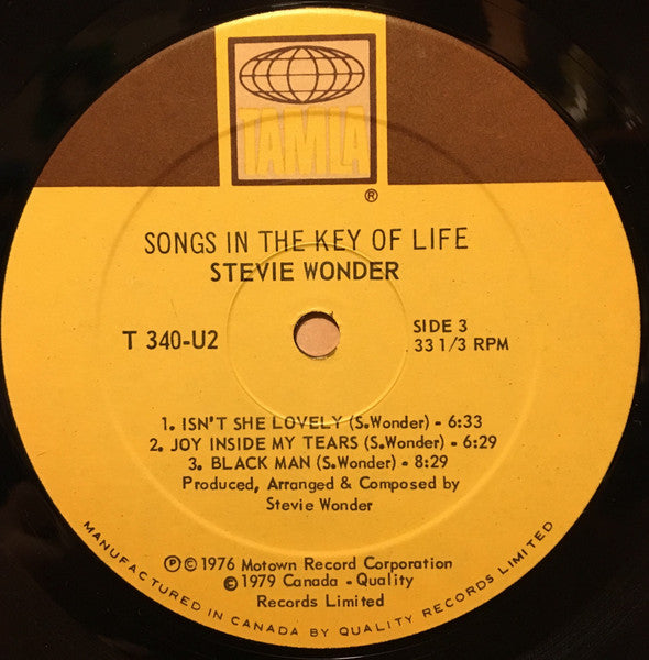 Stevie Wonder - Songs In The Key Of Life Vinyl Record