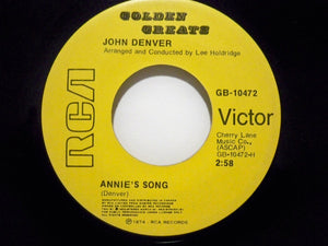 John Denver - Annie's Song / Cool An' Green An' Shady - 1974
