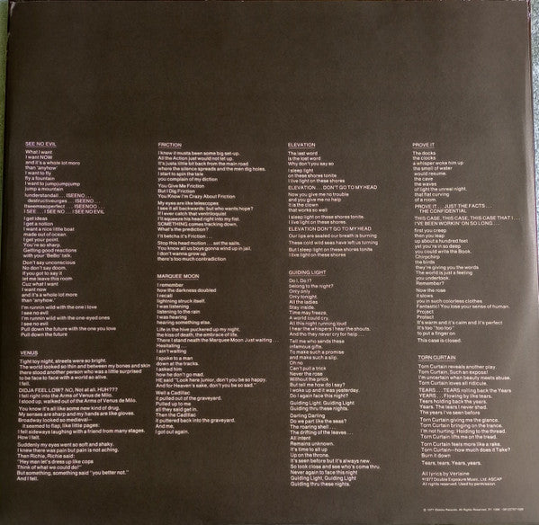 Television - Marquee Moon - 2022