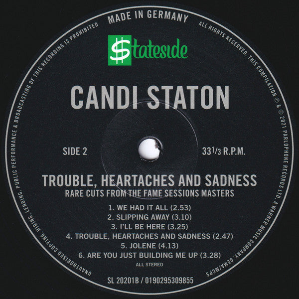 Candi Staton - Trouble, Heartaches And Sadness (Rare Cuts From The Fame Sessions Masters) - 2021