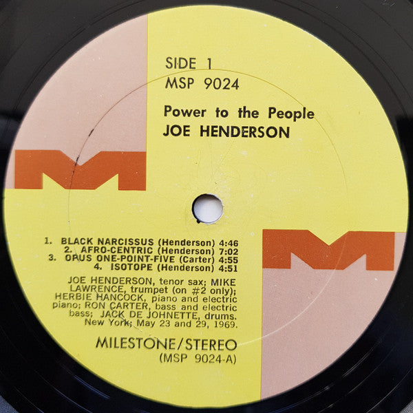 Joe Henderson - Power To The People - 1969