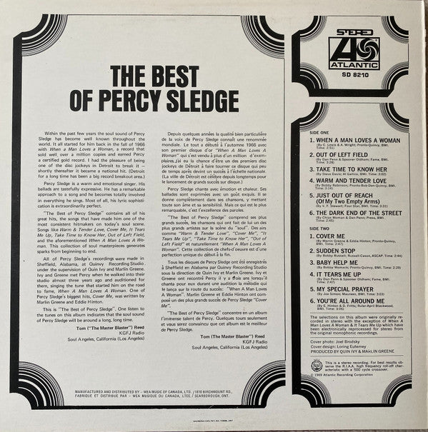 Percy Sledge - The Best Of Percy Sledge