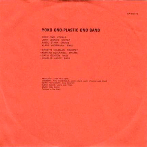 Yoko Ono - Yoko Ono / Plastic Ono Band