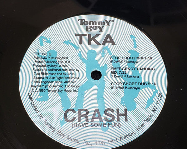 TKA - Crash (Have Some Fun) Vinyl Record