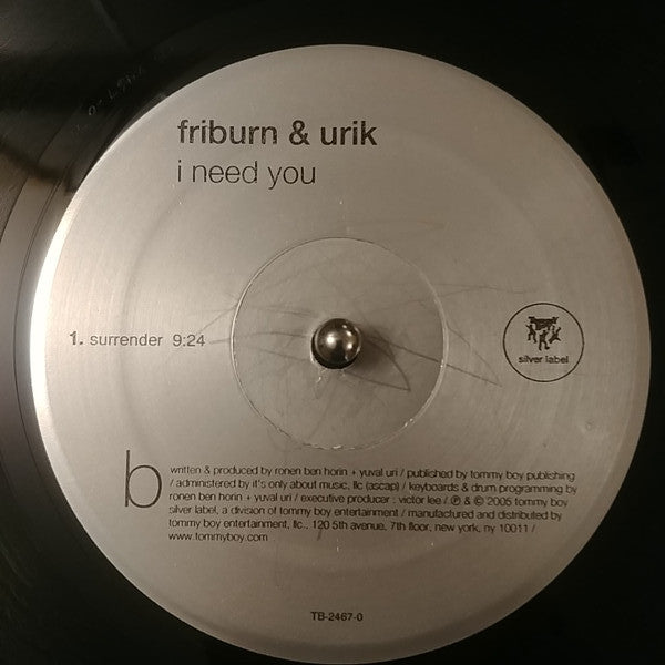Friburn & Urik - I Need You