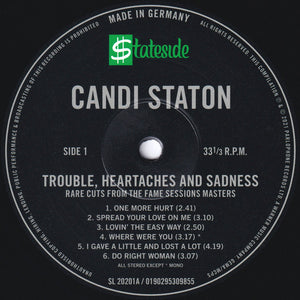 Candi Staton - Trouble, Heartaches And Sadness (Rare Cuts From The Fame Sessions Masters) - 2021
