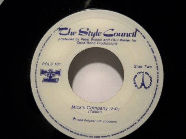 The Style Council - My Ever Changing Moods / Mick's Company