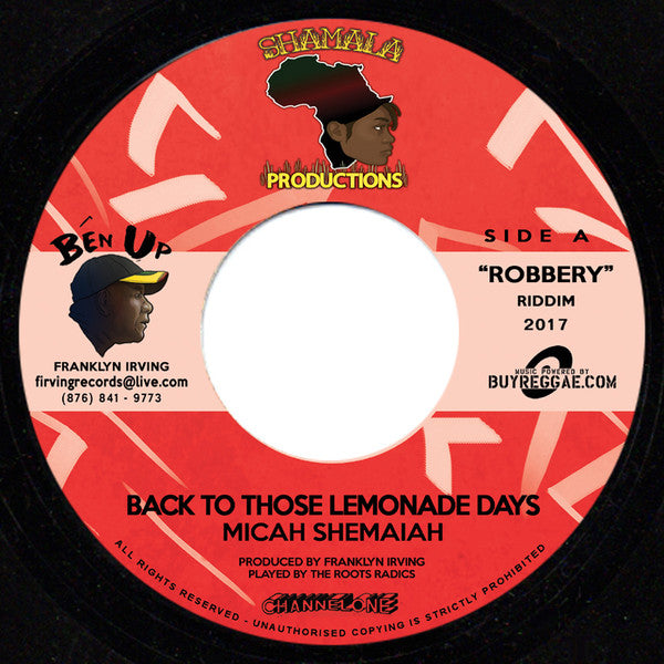 Micah Shemaiah / Blaze Mob - Back To Those Lemonade Days / Waste No Time - 2018