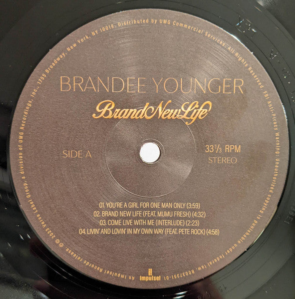 Brandee Younger - Brand New Life - vinyl – Press Vinyl Cafe