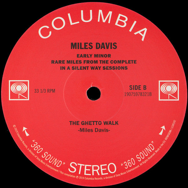 Miles Davis - Early Minor (Rare Miles From The Complete In A Silent Way Sessions) Vinyl Record