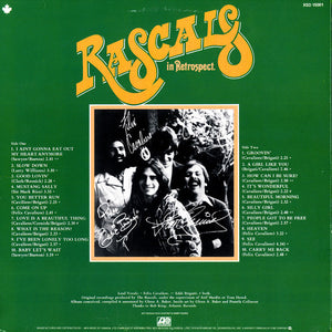 Rascals, The - In Retrospect. A Selection of Classic Recordings 1966-1969 - 1980
