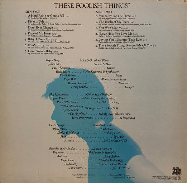 Bryan Ferry - These Foolish Things -