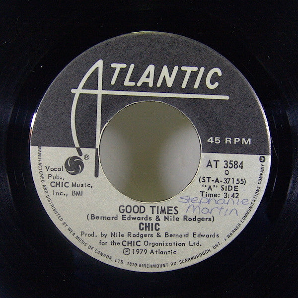 Chic - Good Times - 1979
