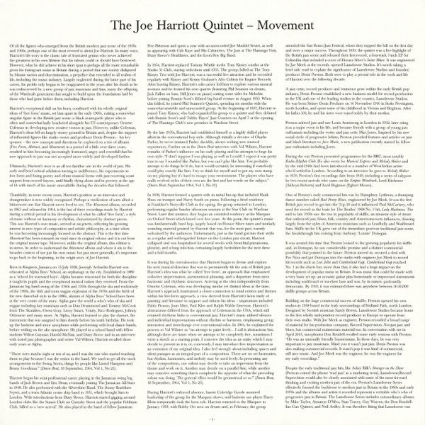 Joe Harriott Quintet - Movement - 2024