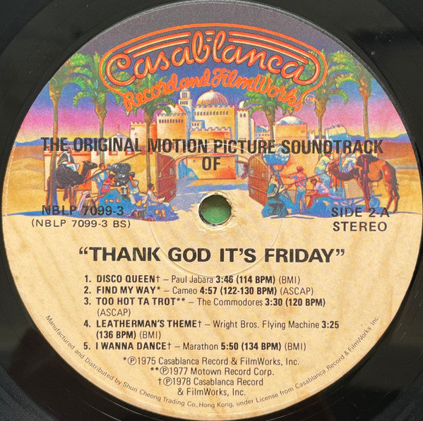 Various - Thank God It's Friday (The Original Motion Picture Soundtrack Of) - 1978