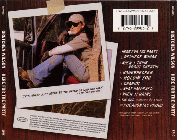 Gretchen Wilson - Here For The Party (CD) - 2004