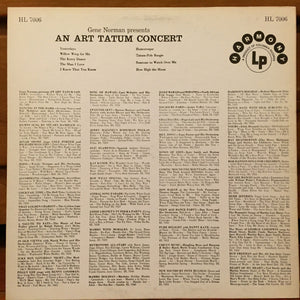 Art Tatum - Gene Norman Presents An Art Tatum Concert Vinyl Record