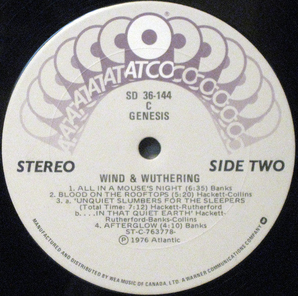 Genesis - Wind & Wuthering -