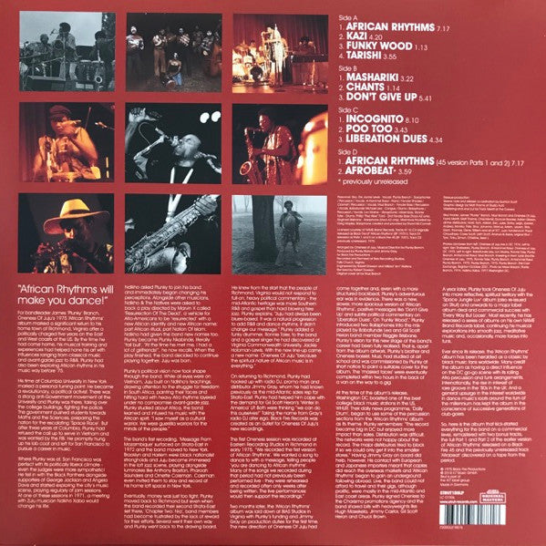 Oneness Of Juju - African Rhythms - 2018
