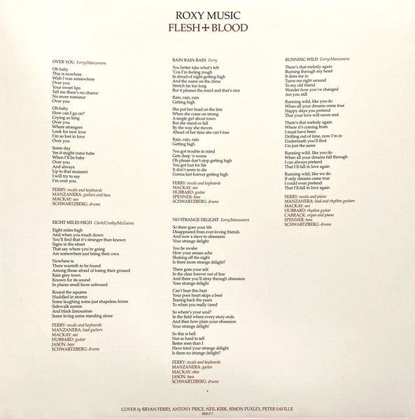 Roxy Music - Flesh + Blood - 2022