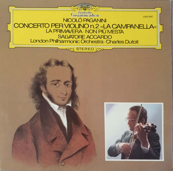 Nicolò Paganini - Concerto Per Violino N. 2 »La Campanella« · La Primavera · Non Più Mesta Vinyl Record