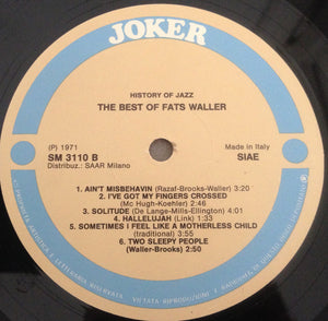 Fats Waller - The Best Of Fats Waller