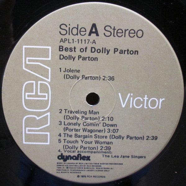 Dolly Parton - Best Of Dolly Parton - 1975
