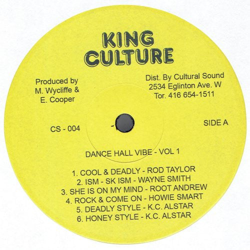 Various - Dance Hall Vibe's Vol.#1 -