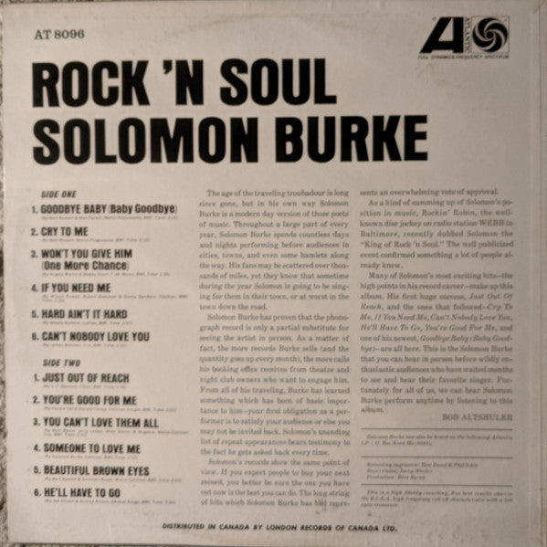 Solomon Burke - Rock 'N Soul