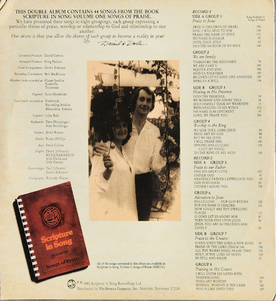 Re'Generation , With David And Dale Garratt - Songs Of Praise - 1980