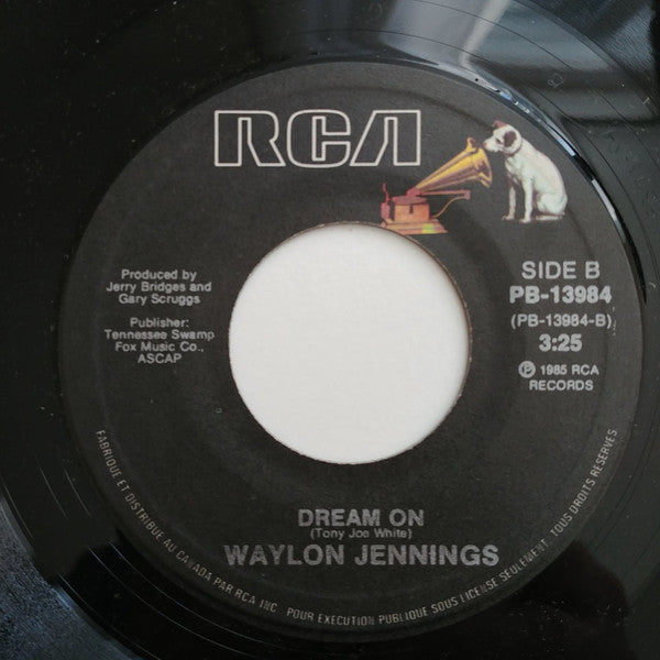 Waylon Jennings - Waltz Me To Heaven / Dream On - 1985